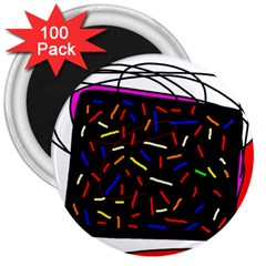 Color Tv 3  Magnets (100 Pack)