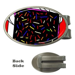 Color Tv Money Clips (oval) 