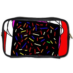 Color Tv Toiletries Bags 2-side