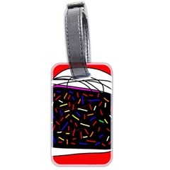 Color Tv Luggage Tags (two Sides) by Moma