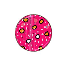 Rainy Day - Pink Hat Clip Ball Marker