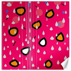 Rainy Day - Pink Canvas 16  X 16  