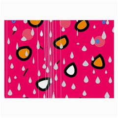 Rainy Day - Pink Large Glasses Cloth (2-side)