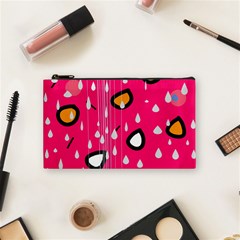 Rainy Day - Pink Cosmetic Bag (small) 