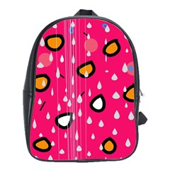 Rainy Day - Pink School Bags(large) 