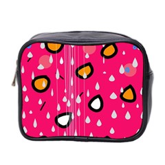 Rainy Day - Pink Mini Toiletries Bag 2-side