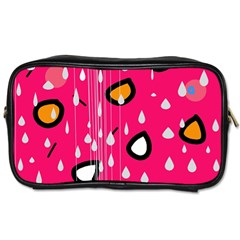 Rainy Day - Pink Toiletries Bags by Moma