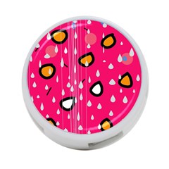 Rainy Day - Pink 4-port Usb Hub (two Sides)  by Moma