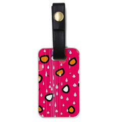 Rainy Day - Pink Luggage Tags (one Side) 