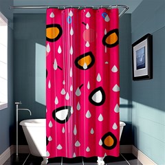 Rainy Day - Pink Shower Curtain 36  X 72  (stall) 