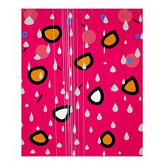 Rainy Day - Pink Shower Curtain 60  X 72  (medium) 