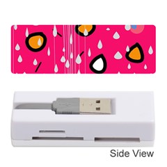 Rainy Day - Pink Memory Card Reader (stick)  by Moma