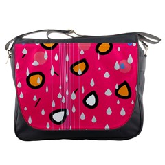 Rainy Day - Pink Messenger Bags