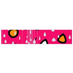 Rainy Day - Pink Flano Scarf (small)