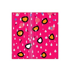 Rainy Day - Pink Satin Bandana Scarf