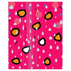 Rainy Day - Pink Drawstring Bag (small)