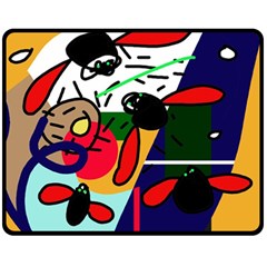 Fly, Fly Fleece Blanket (medium)  by Moma