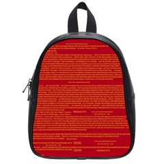 Writing Grace School Bags (small)  by MRTACPANS