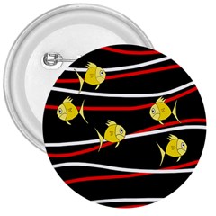 Five Yellow Fish 3  Buttons