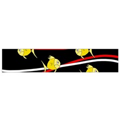 Five Yellow Fish Flano Scarf (small)