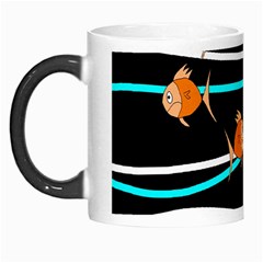 Five Orange Fish Morph Mugs by Valentinaart