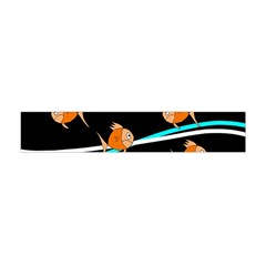 Five Orange Fish Flano Scarf (mini)