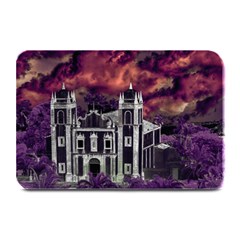 Fantasy Tropical Cityscape Aerial View Plate Mats