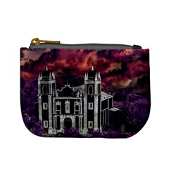 Fantasy Tropical Cityscape Aerial View Mini Coin Purses by dflcprints