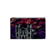 Fantasy Tropical Cityscape Aerial View Cosmetic Bag (small)  by dflcprints