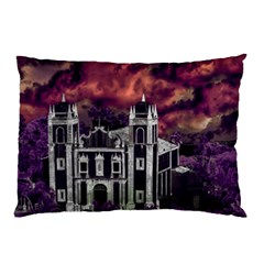 Fantasy Tropical Cityscape Aerial View Pillow Case (two Sides) by dflcprints