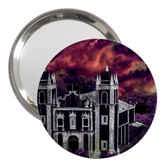 Fantasy Tropical Cityscape Aerial View 3  Handbag Mirrors by dflcprints