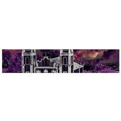 Fantasy Tropical Cityscape Aerial View Flano Scarf (small)  by dflcprints