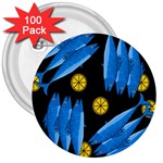 Mackerel meal 3  Buttons (100 pack)  Front