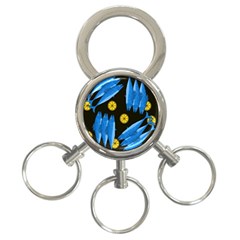 Mackerel Meal 3-ring Key Chains