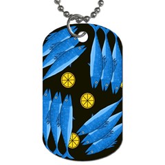 Mackerel Meal Dog Tag (one Side)