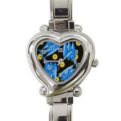 Mackerel Meal Heart Italian Charm Watch