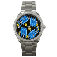 Mackerel Meal Sport Metal Watch