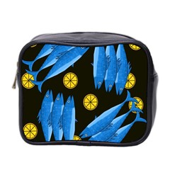 Mackerel Meal Mini Toiletries Bag 2-side