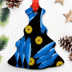 Mackerel Meal Christmas Tree Ornament (2 Sides)