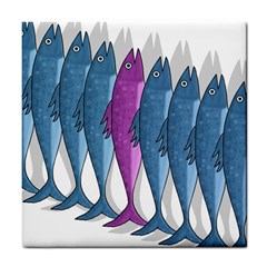 Mackerel Miltary Tile Coasters