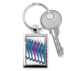 Mackerel Miltary Key Chains (rectangle) 