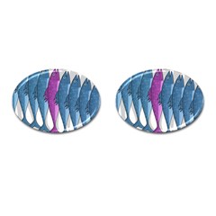 Mackerel Miltary Cufflinks (oval) by Valentinaart