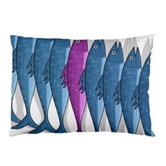 Mackerel Miltary Pillow Case (two Sides)