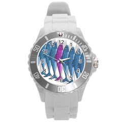 Mackerel Miltary Round Plastic Sport Watch (l)