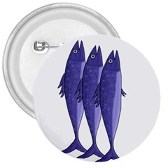 Mackerel  - Purple 3  Buttons by Valentinaart