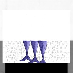 Mackerel  - Purple Rectangular Jigsaw Puzzl