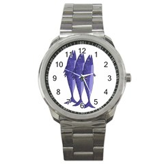 Mackerel  - Purple Sport Metal Watch