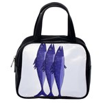 Mackerel  - purple Classic Handbags (One Side) Front