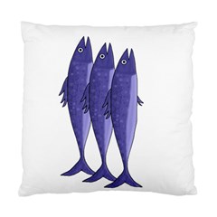 Mackerel  - Purple Standard Cushion Case (two Sides)