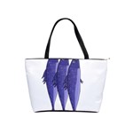 Mackerel  - purple Shoulder Handbags Front